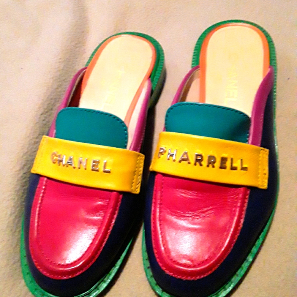 Chanel pharrell loafers